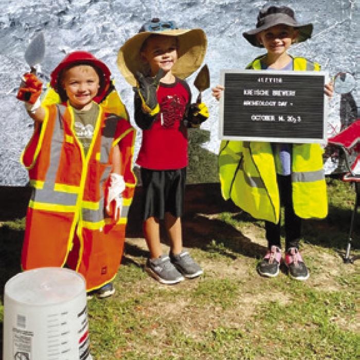 One of Archeology Day’s favorite activities is “Dress Like and Archeologist.”
