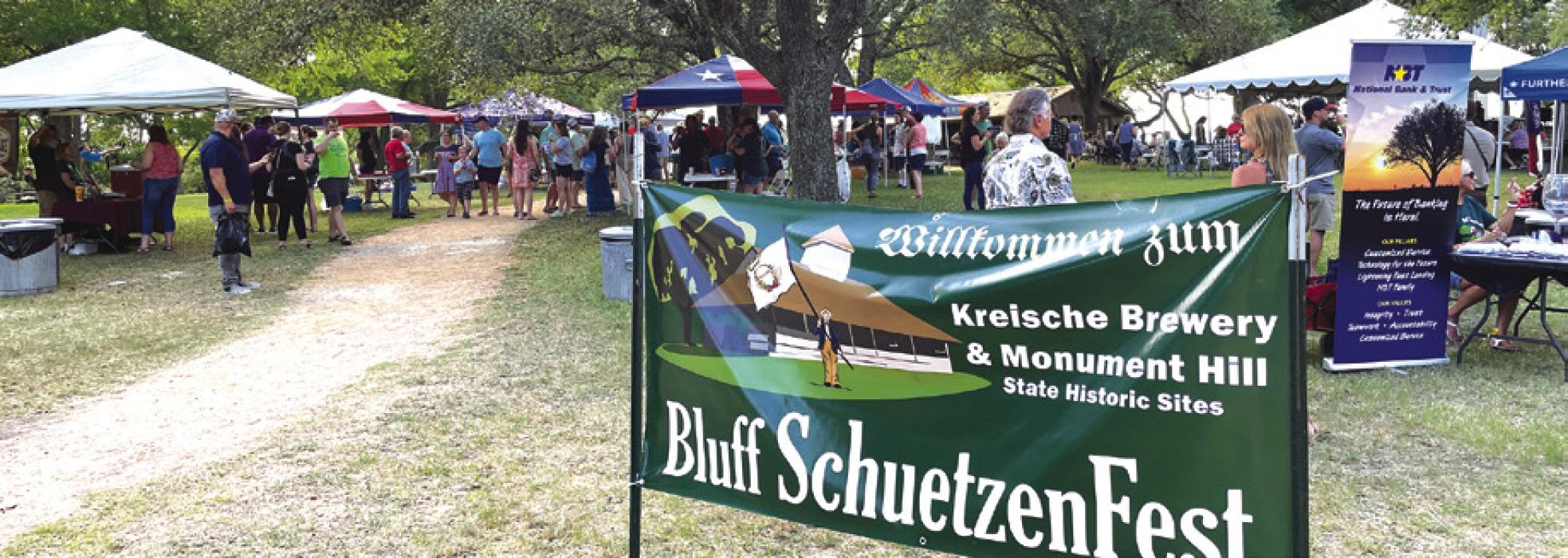 Images from last year’s Texas History on Tap at the Bluff SchuetzenFest.