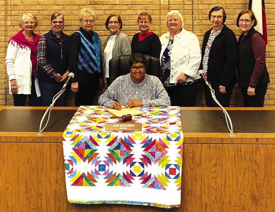 February Proclaimed Quilt Guild Month in LG
