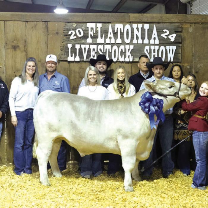 Champion Steer Nets $8,000 at Flatonia Stock Show