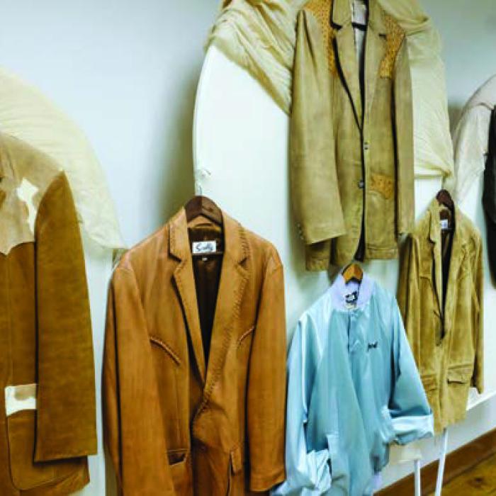 Jack Cernosek was also well-known for his stylish western attire. Many of his boots and jackets were on display at the celebration last Friday.