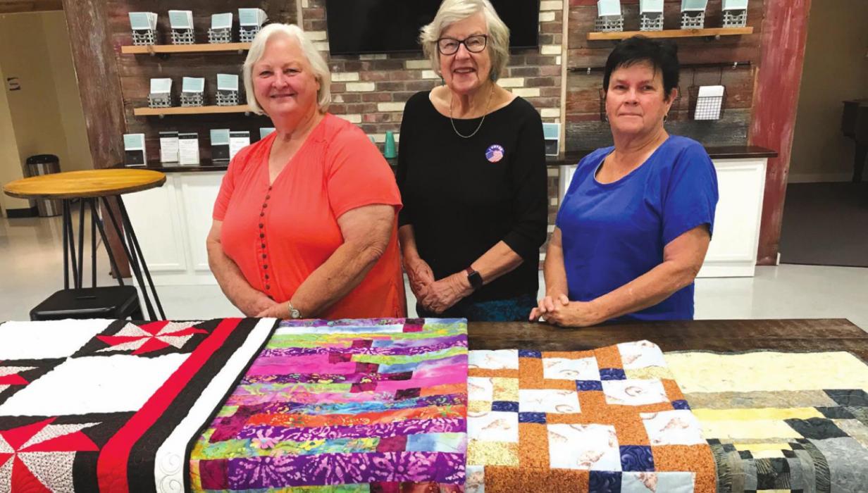 CVQG Donates Quilts to Fleck Family