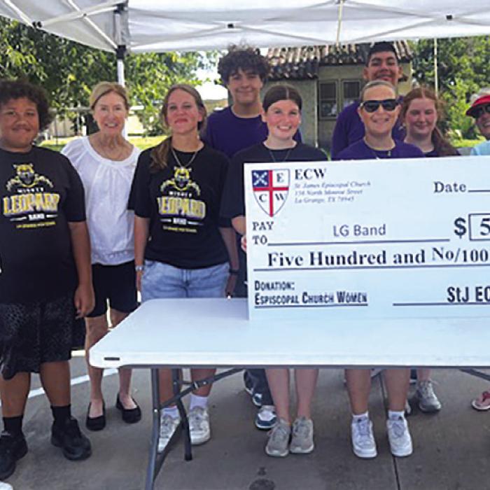 Mighty Leopard Band Receives Support from St. James, Rotary Club