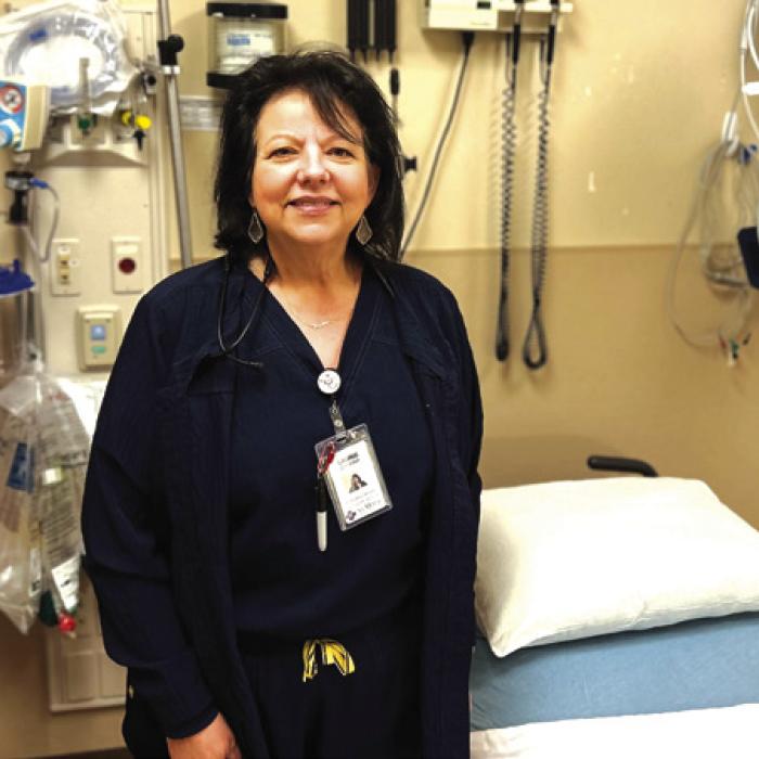 Laurie Quitta, RN, Director of Emergency Services, St. Mark’s Medical Center.