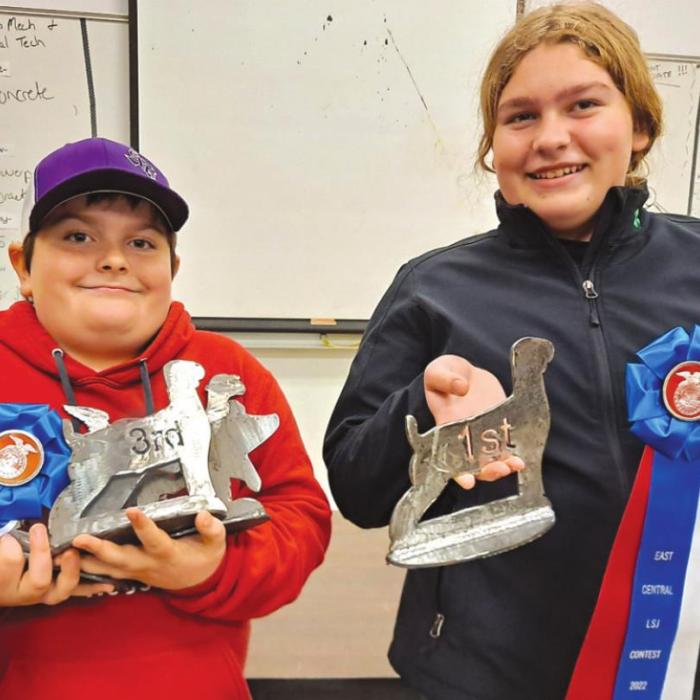 On Sunday Rheagan Karisch and family attended a livestock judging contest at the San Antonio Livestock Show. She placed 39 out of 300 plus participants.