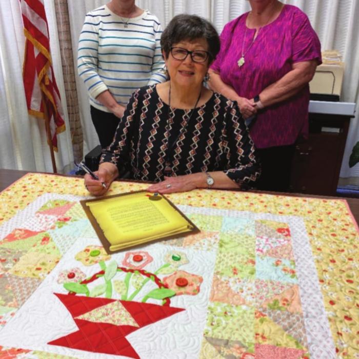 February Proclaimed As Quilt Guild Month