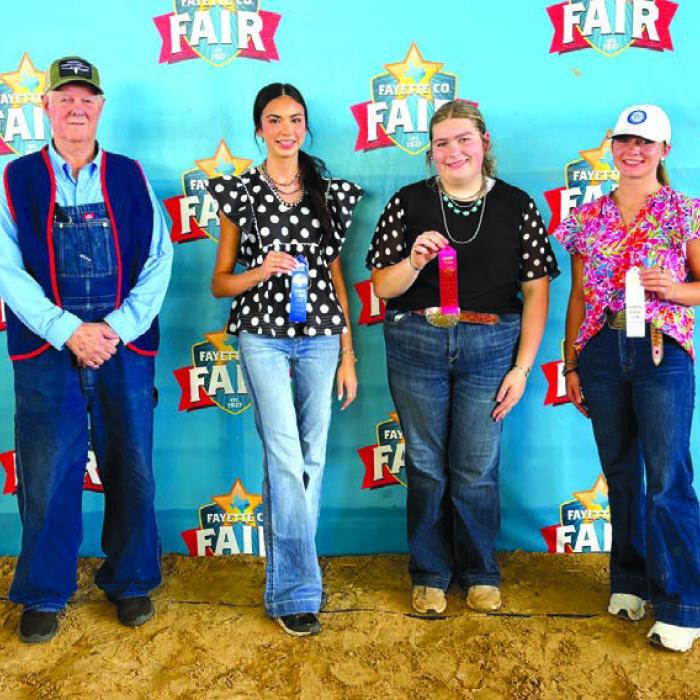 Record book/Interview Winners, Senior, sponsor Colorado Valley ICA, Steve Janda: Tori Newton, Rheagan Karisch and Avery Nelius.