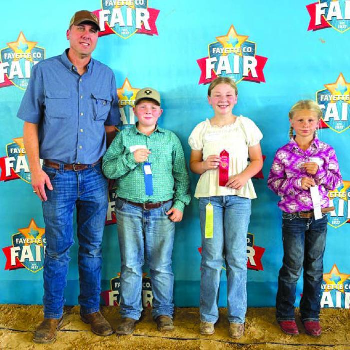 Herdsman Quiz Winners, Junior, sponsor Willie Joe’s, Paddy Magliola: Wyatt Smrkovsky, Haddie Krebs and Allie Zbranek.