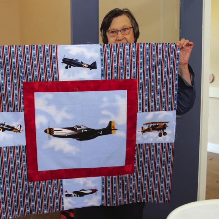 CVQG Holds Quilts of Valor Workshop