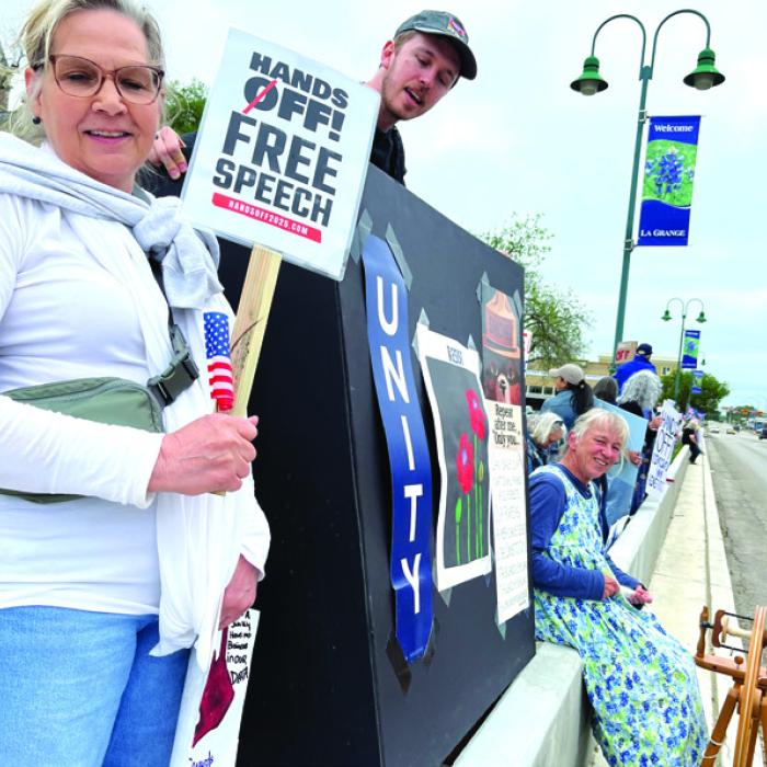 The rally attracted persons from around the county and beyond.