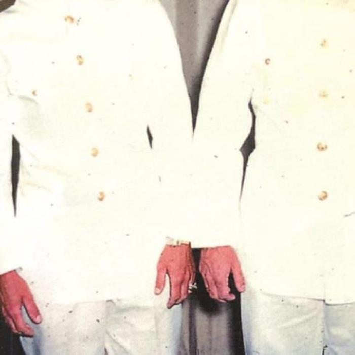 The Koenig brothers, Rod (left) and Weldon (right), both served as US naval officers.