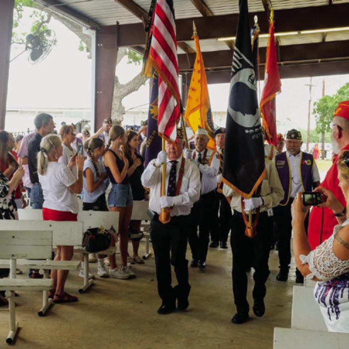 County Celebrates Flag Day (Despite the Rain)