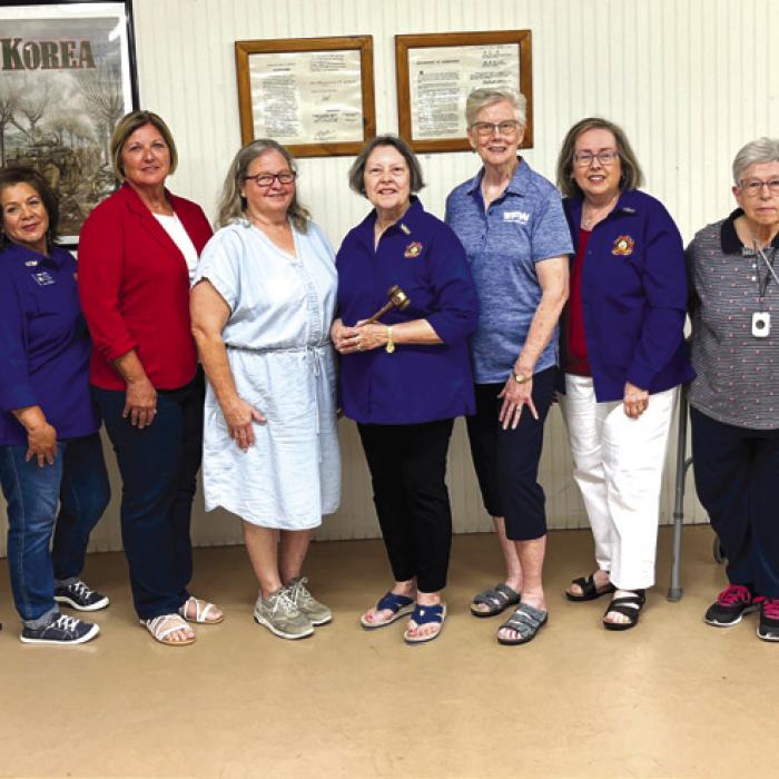 VFW Auxiliary New Officers for 2025-2026