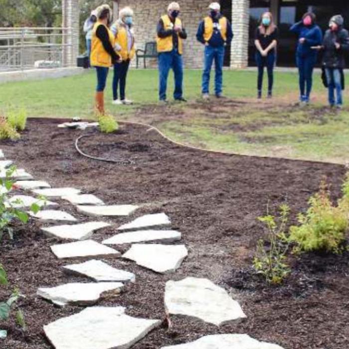 Winged Guests Dedicate New Butterfly Garden