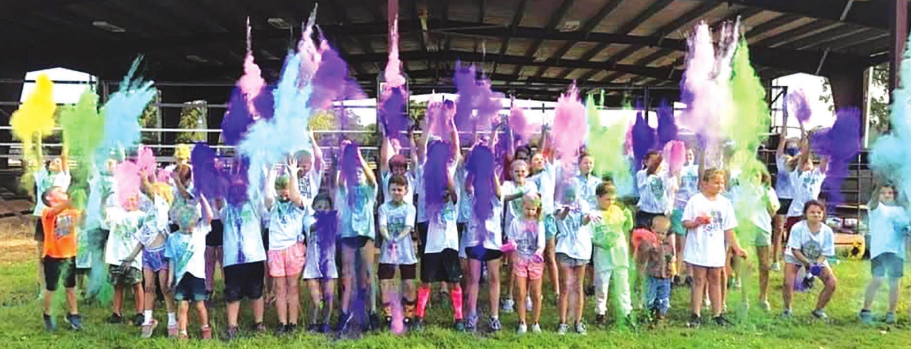 Fayette County 4-H Color Run Held