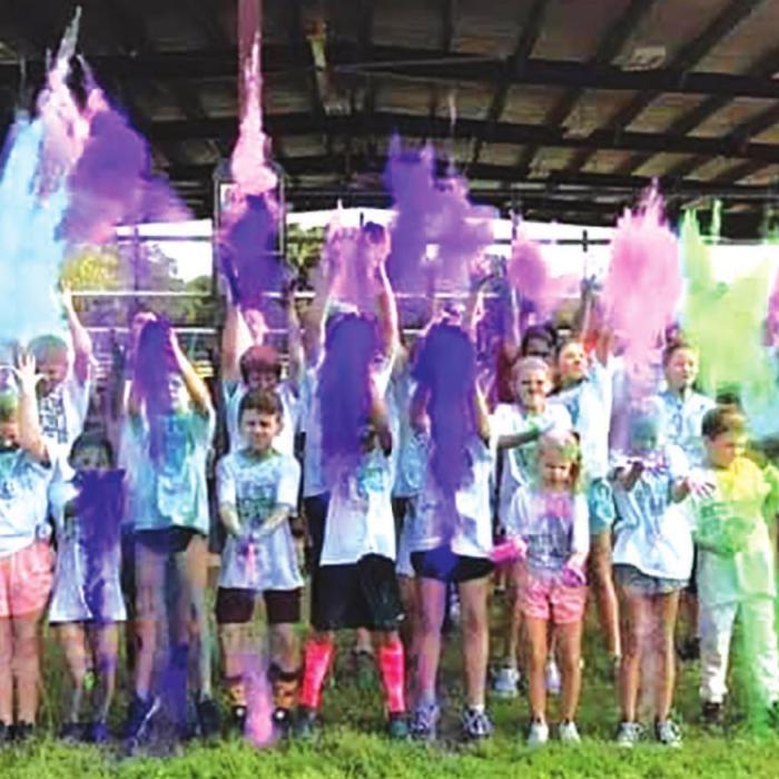 Fayette County 4-H Color Run Held