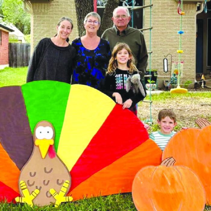 Kathy and Frank Chlumsky, with their daughter Summer and grandkids Olivia and Marcus.