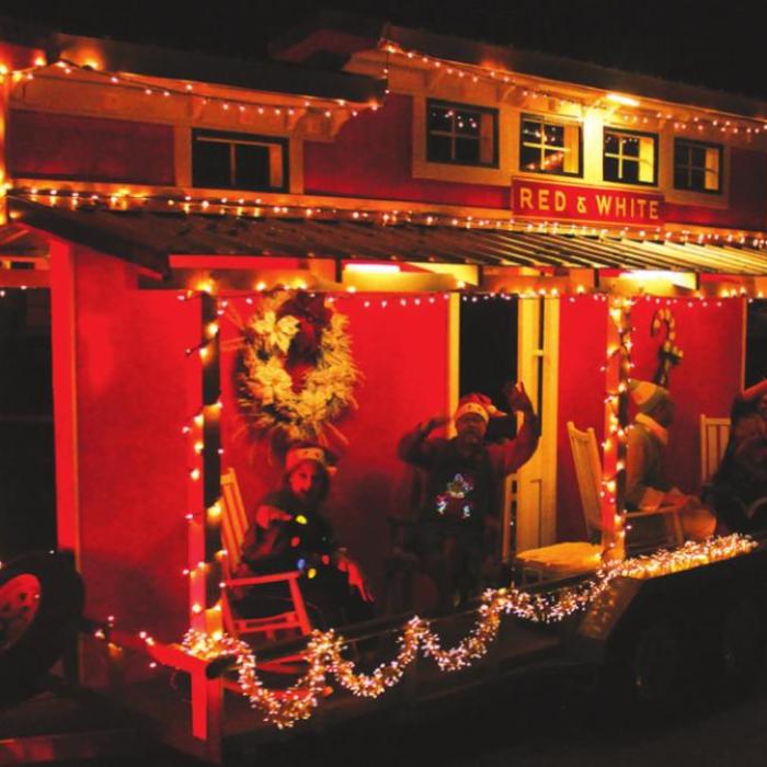 The Best Overall Parade winner was Red &amp; White Gallery with their replica of the iconic Red &amp; White building dating back to 1835.