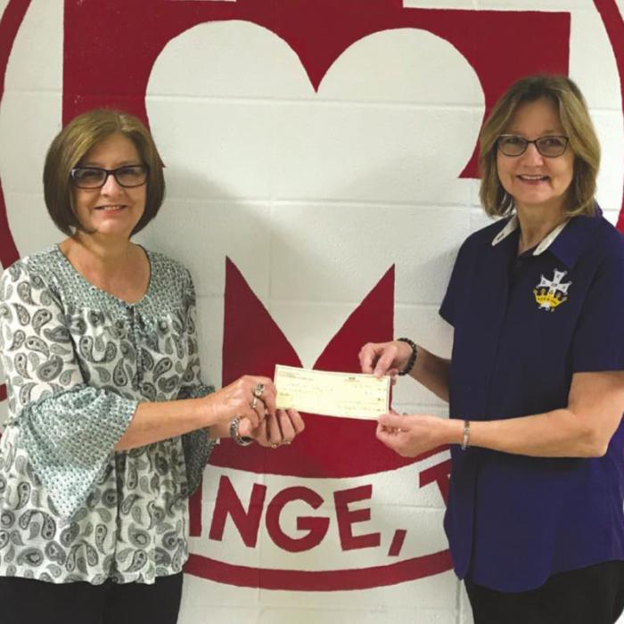 CDA No. 1962 Makes Donation to SHS Library