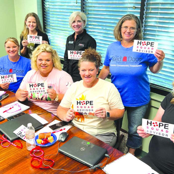 Pictured from left: Callene Zapalac, SISD; Heather Pavlu, SISD; Lindsey Fisbeck, WISD; Misty Mican, WISD; Vicki Hudec, WISD, Codi Pesak, WISD. Not pictured, Allison Machac, SISD.