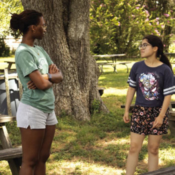 Katie Brokaw is the new director of the college Shakespeare at Winedale program.