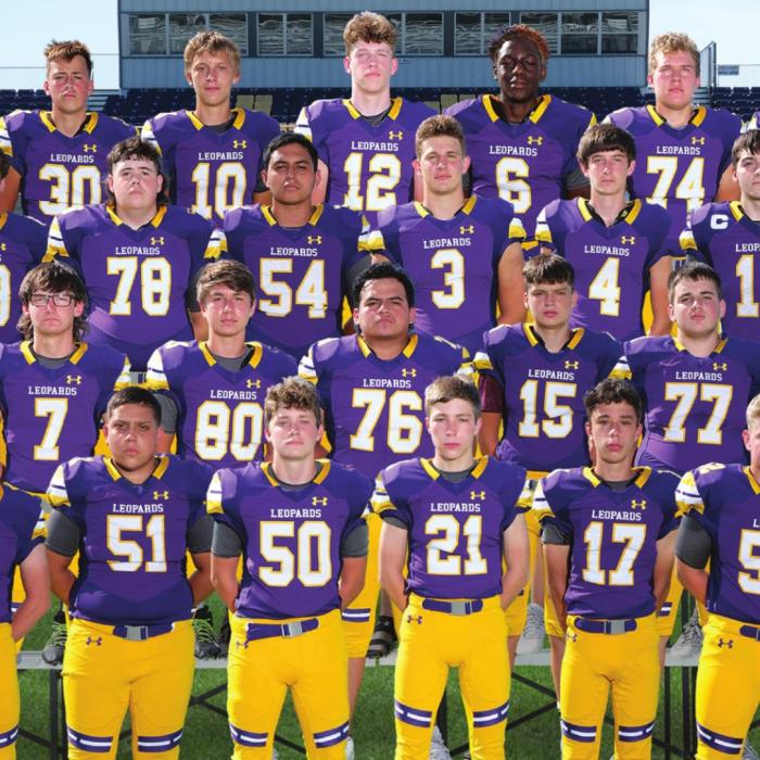 The La Grange JV football team went 5-0 in district.