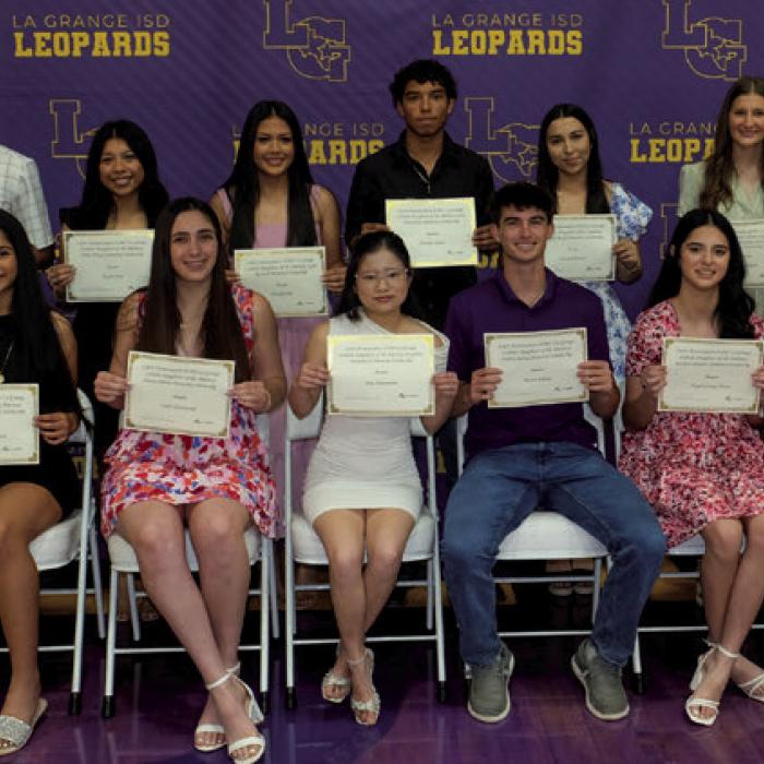 Catholic Daughters of the Americas Court Annunciation #1962 awarded memorial scholarships to Anthony Anzaldua, Samantha Castaneda, Faith Greenwood, Mia Hausmann, Mason Kleiber, Angela Linaje Flores, Jose Lopez, Ella Nygren, Ramon Ortiz, Kaylee Soto, Natalia Soto, Antonio Suarez, Luciana Suarez, Elena Supak and Phylis To. Presenters were Sherry Hebert, Elizabeth Kallus, Stacy Ryza and Janet Purdy.