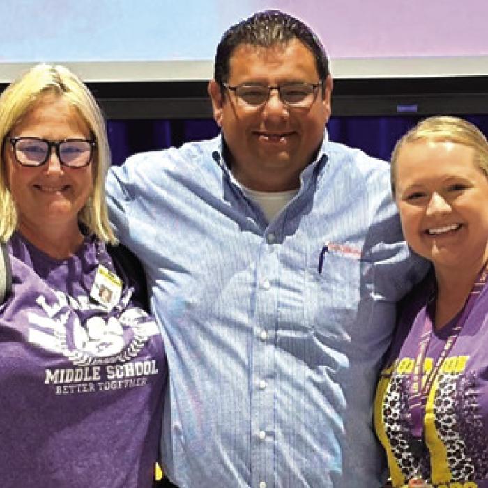 Caughman Wins $1,000 as Whataburger Teacher of the Year