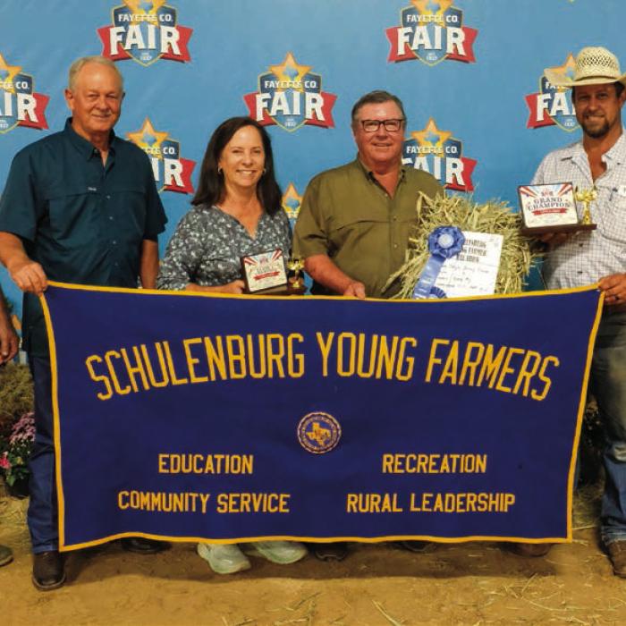 Schulenburg Young Farmers Host Hay Show at Fair