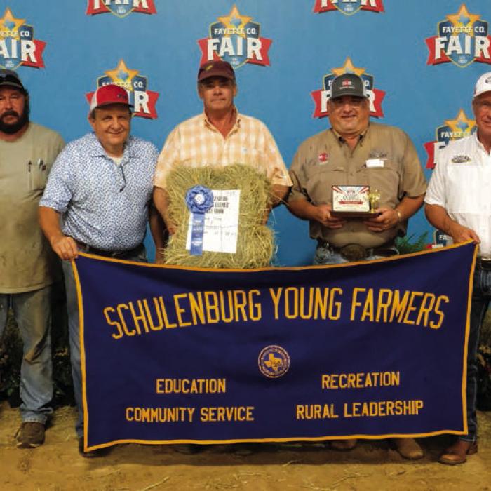 Schulenburg Young Farmers Host Hay Show at Fair