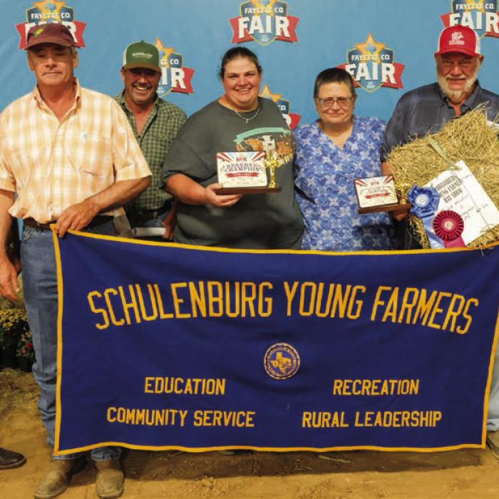 Schulenburg Young Farmers Host Hay Show at Fair