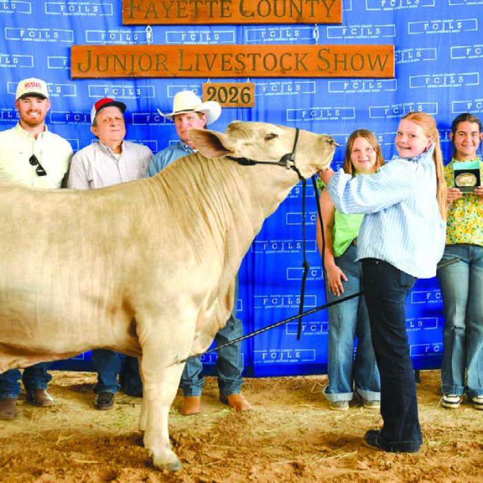 2026 Fayette County Junior Livestock Show Showmanship Winners