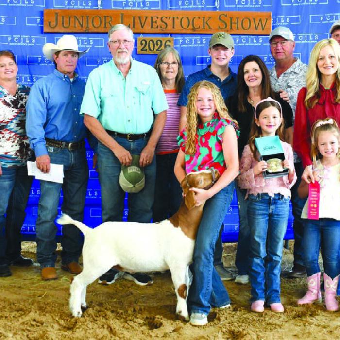 2026 Fayette County Junior Livestock Show Showmanship Winners