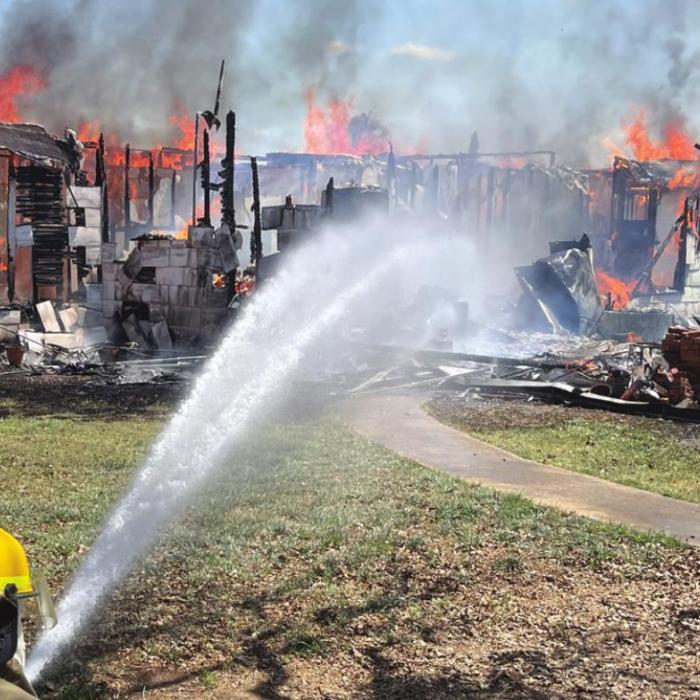 House a Total Loss After Fire