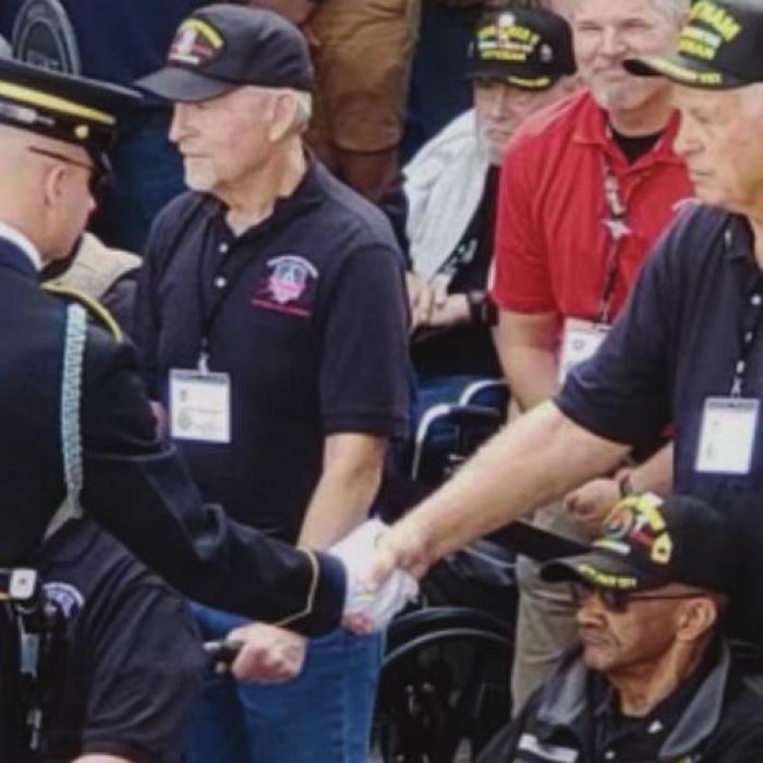 The Sentinel shook the hand of Patrick Lyons.