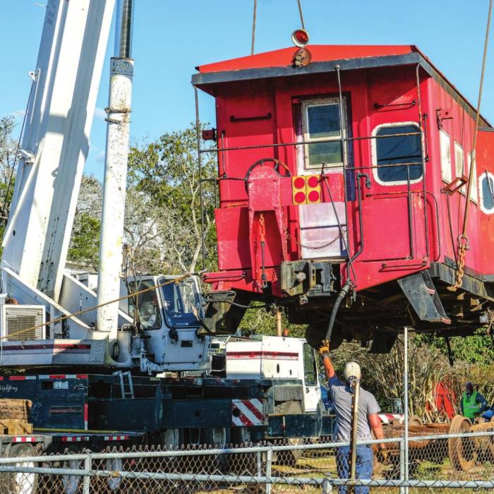 Caboose Makes One Last Trip