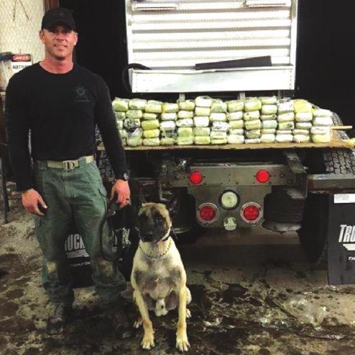 This is one of Lobos’s biggest busts. On August 12, 2016 he found 60 kgs of meth valued at $6 million.