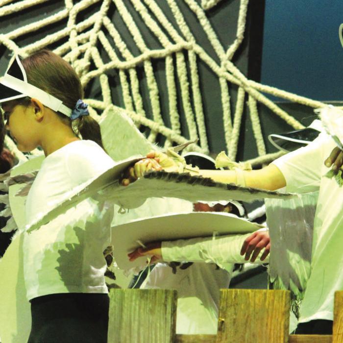 Students Weave a Special Tale