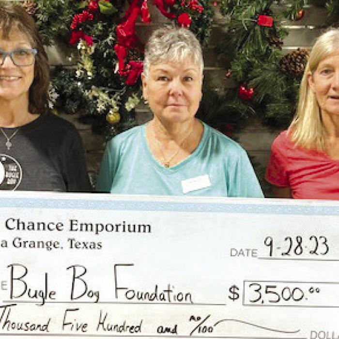 Second Chance Donates to Bugle Boy