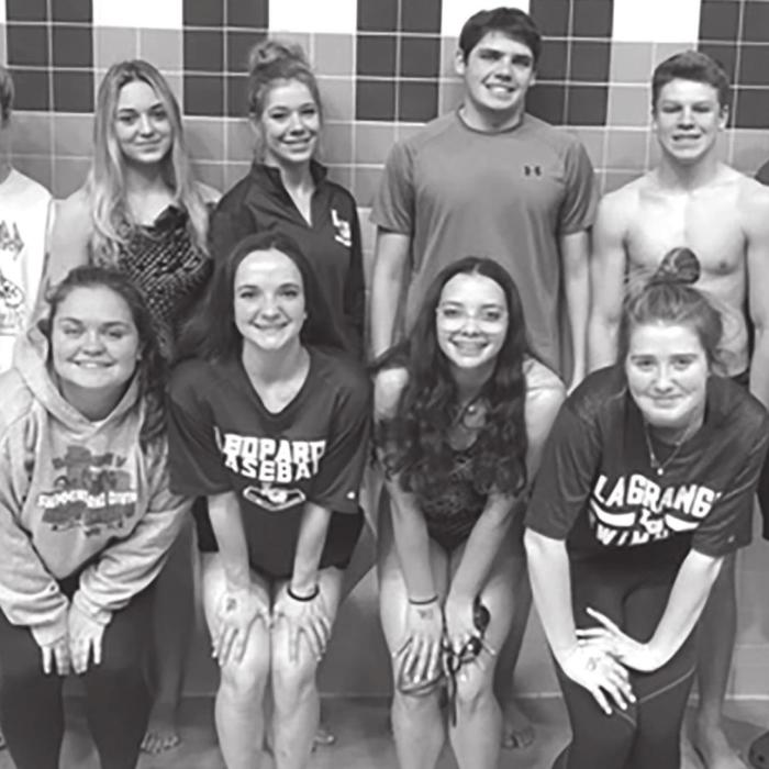 La Grange Swimmers Cap Strong Season at Regionals