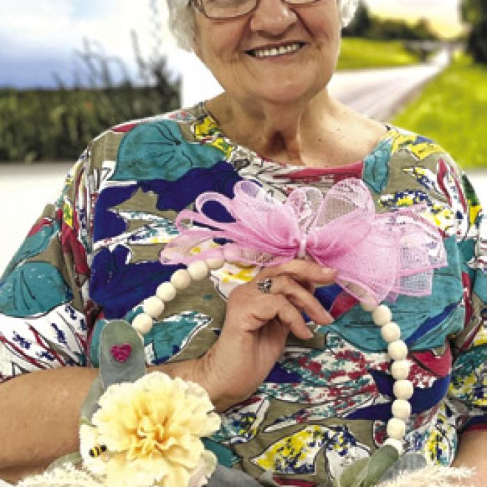 Bingo winner Cynthia Myer.