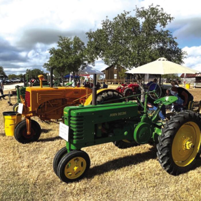 A number of historic farm tractors were on display at Heritage Fest.