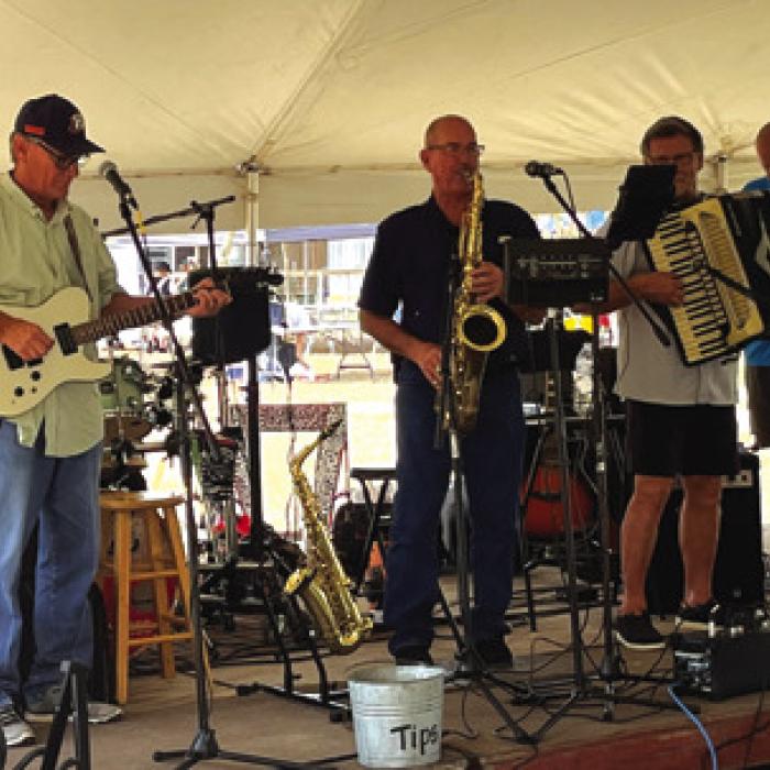 The Lavaca County Line Band and Mark Halata &amp; Texavia entertained crowds with music during the day Saturday.