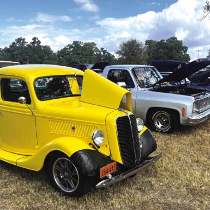 Lots of classic cars were on the grounds of the Czech Center for a show that was part of Heritage Fest.