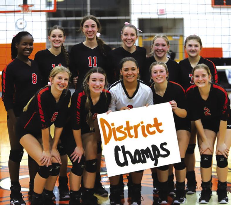 Lady Horns Clinch District Title