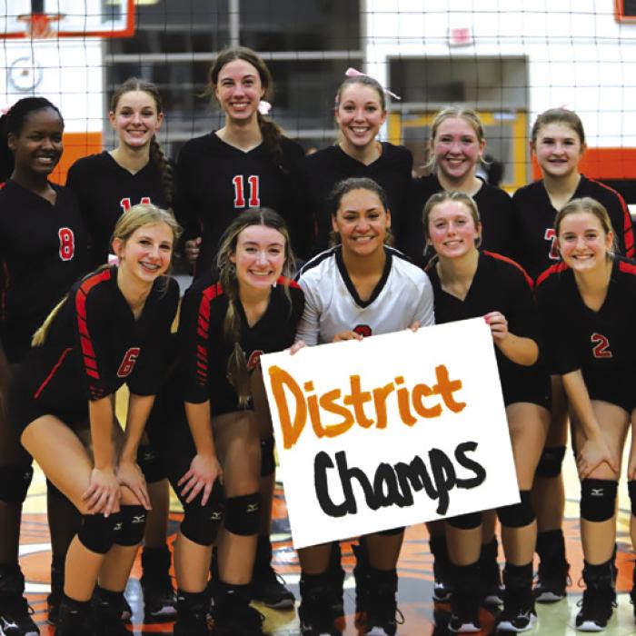 Lady Horns Clinch District Title