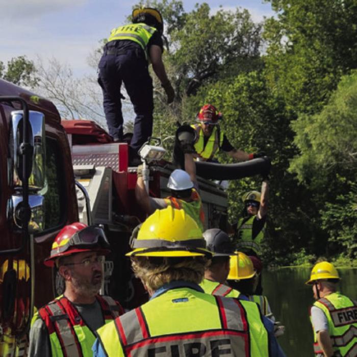 Firefighters Team Up for Weekend Training in LG