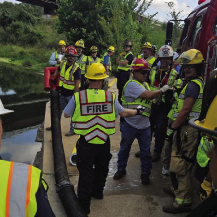 Firefighters Team Up for Weekend Training in LG