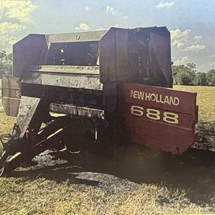Hay Baler Burns