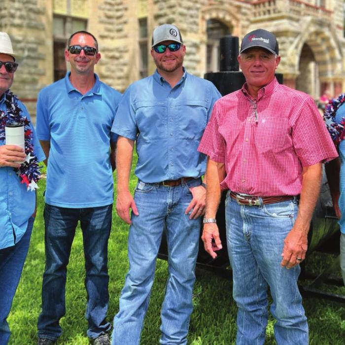 Judge, Commissioners Celebrate Flag Day